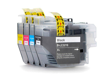 Zgodny Komplet Tuszy do Brother MFC-J5330DW MFC-J5730DW MFC-J5930DW MFC-J6530DW LC-3219XL TO-LC3219XL