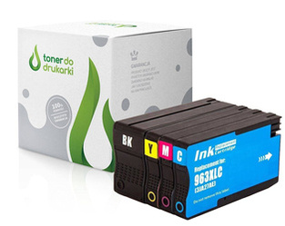 Zgodny Komplet Tuszy do  HP 963XL OfficeJet Pro 9010 9013 9020 9023 TO-3YP35AE