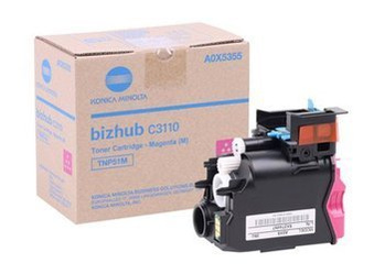 Toner Oryginalny Konica Minolta Bizhub C3110 TNP51M Magenta