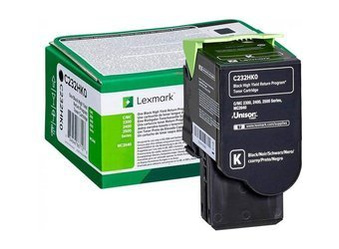 Toner Oryginalny Lexmark C2535dw C2425dw C2325dw C232HK0 Czarny