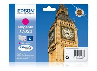 Tusz Oryginalny Epson T7033 WorkForce Pro WP-4015 WP-4025 WP-4095 WP-4515 Magenta