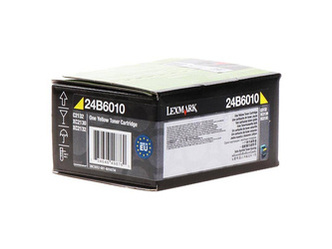 Toner Oryginalny Lexmark C2130 C2132 XC2130 24B6010 Żółty