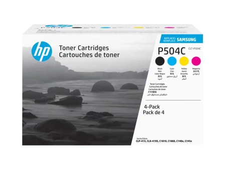 Komplet Tonerów Oryginalnych Samsung CLP-415NW CLX-4195FN SL-C1810W CLT-P504C SU400A