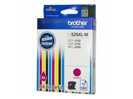 Tusz Oryginalny Brother LC525 DCP-J100 DCP-J105 MFC-J200 LC525XL-M Magenta