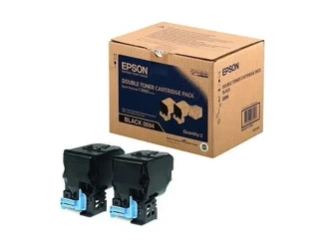 Dwupak Tonerów Oryginalnych Epson AcuLaser CX37 C3900 C13S050594 Czarny