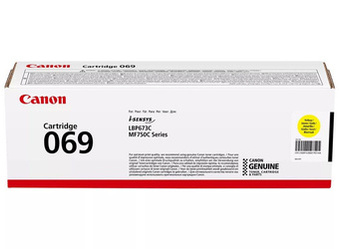Toner Oryginalny Canon i-SENSYS LBP673Cdw MF752Cdw 069Y Żółty