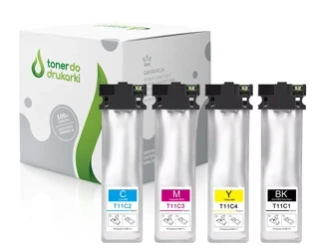 Zgodny Komplet Tuszy do Epson T11C1 WorkForce Pro WF-C5390DW WF-C5890DWF TO-T11C1