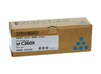 Toner Oryginalny Ricoh Aficio SP C361SFNw 408251 Niebieski
