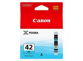 Tusz Oryginalny Canon CLI-42 PIXMA Pro 100 100S CLI-42PC Foto Niebieski