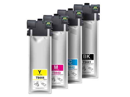 Zgodny Komplet Tuszy Epson T9441 WorkForce Pro WF-C5790DWF WF-C5710DWF TO-T9441K