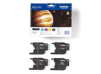 Komplet Tuszy Oryginalnych Brother LC1240 DCP-J525W DCP-J725DW MFC-J430W MFC-J5910DW LC1240VALBP