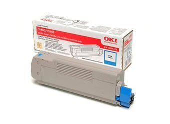 Toner Oryginalny OKI C5800 C5900 C5550 43324423 Niebieski
