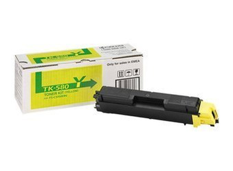 Toner Oryginalny Kyocera ECOSYS FS-C5150DN P6021CDN TK-580Y Żółty