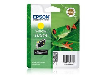 Tusz Oryginalny Epson T0544 Stylus Photo R800 R1800 Żółty