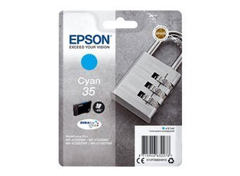Tusz Oryginalny Epson 35 WorkForce Pro WF-4720DWF WF-4725DWF WF-4730DTWF T3582 Niebieski