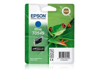 Tusz Oryginalny Epson T0549 Stylus Photo R800 R1800 Ciemno Niebieski