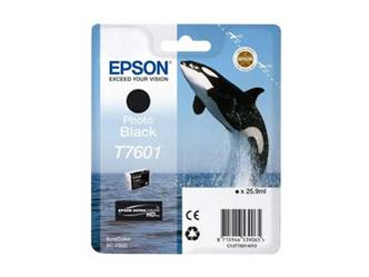 Tusz Oryginalny Epson SureColor SC-P600 T7601 Foto Czarny