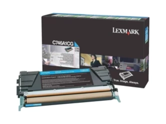 Toner Oryginalny Lexmark C746DN C746DTN C748DTE C746A1CG Niebieski