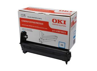 Bęben Oryginalny OKI C5850 C5950 MC560 43870023 Niebieski