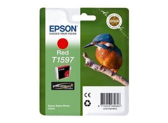 Tusz Oryginalny Epson T1597 Stylus Photo R2000 Czerwony