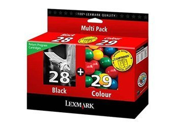 Komplet Tuszy Oryginalnych Lexmark 28 + 29 Z1300 Z1310 Z1320 X5075 X2550 18C1520E