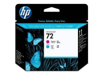 Głowica Oryginalna HP 72 DesignJet T610 T620 T670 T1100 T1120 T1200 T1300 C9383A Magenta / Niebieski
