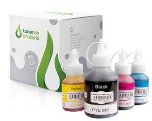 Zgodny Komplet Tuszy do Brother DCP T300 T500W T700W BT-6000 TO-BT6000