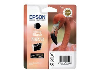 Tusz Oryginalny Epson Stylus Photo R1900 T0878 Matowy Czarny