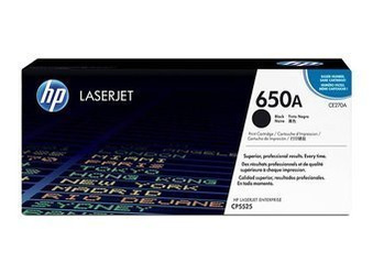 Toner Oryginalny HP Color LaserJet CP5525 CP5525dn CP5525n 650A CE270A Czarny