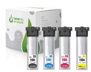 Zgodny Komplet Tuszy do Epson T11D1 XL WorkForce Pro WF-C5390DW WF-C5890DWF TO-T11D1XL