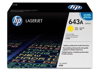 Toner Oryginalny HP Color LaserJet 4700 4700DN 4700DTN 643A Q5952A Żółty