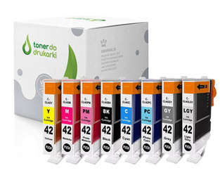 Zgodny Komplet Tuszy do Canon CLI-42 PIXMA Pro 100 100S PR-CLI-42