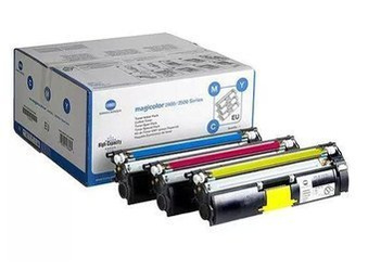 Trzypak Tonerów Oryginalnych Konica Minolta MagiColor 2400W 2480MF 2550DN 1710595001