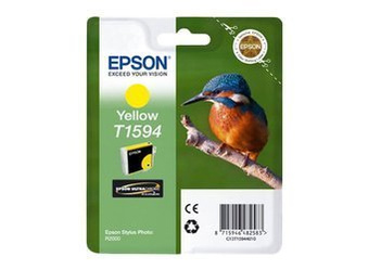 Tusz Oryginalny Epson T1594 Stylus Photo R2000 Żółty