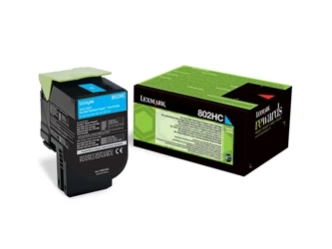 Toner Oryginalny Lexmark CX410de CX510de 80C2HC0 Niebieski