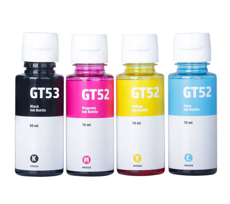 Zgodny Komplet Tuszy HP GT53XL + GT52XL Ink Tank 315 415 Smart Tank 500 515 TO-1VV21AE