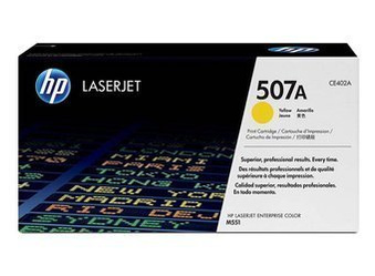 Toner Oryginalny HP Color LaserJet Enterprise M551dn M551xh M575dn 507A CE402A Żółty