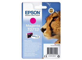 Tusz Oryginalny Epson T0713 Stylus D78 D120 SX100 SX200 SX400 BX600FW Magenta