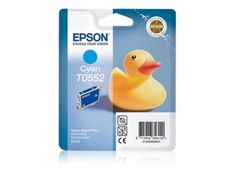 Tusz Oryginalny Epson T0552 Stylus Photo R240 R245 RX420 RX425 RX520 Niebieski