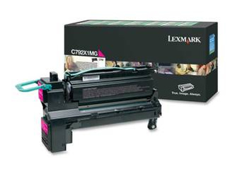 Toner Oryginalny Lexmark C792de X792de C792X1MG Magenta