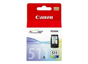 Tusz Oryginalny Canon CL-511 PIXMA iP2700 MP260 MX340 MP490 MX420 CL-511CMY Trójkolorowy