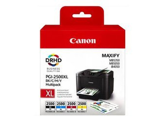 Komplet Tuszy Oryginalnych Canon PGI-2500XL MAXIFY iB4150 iB4050 MB5050 MB5150 9254B004