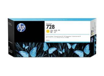 Tusz Oryginalny HP 728 DesignJet T830 T730 F9K15A Żółty