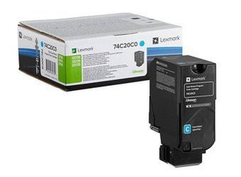 Toner Oryginalny Lexmark CS720de CX725dthe CS725de 74C20C0 Niebieski