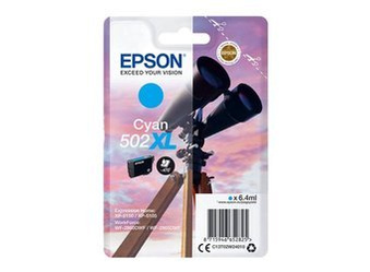 Tusz Oryginalny Epson 502XL Expression Home XP-5100 WorkForce WF-2860DWF T02W2 Niebieski