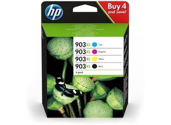 Komplet Tuszy Oryginalnych HP 903XL OfficeJet 6963 6974 6960 3HZ51AE