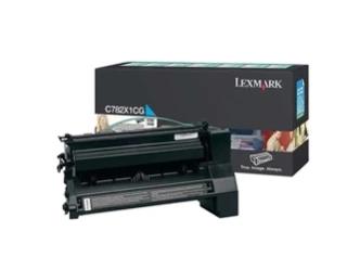 Toner Oryginalny Lexmark C782dn X782e C782X1CG Niebieski