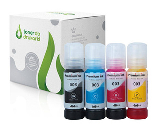 Zgodny Komplet Tuszy do Epson 103 EcoTank L3110 L3111 L3150 L5190 TO-103