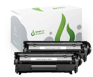 Zgodny Dwupak Tonerów do HP LaserJet 1018 1020 1010 1022 3052 3055 Q2612AD TO-Q2612AD