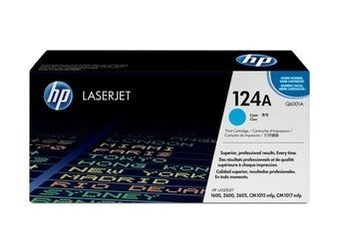 Toner Oryginalny HP Color LaserJet 1600 2600 CM1015mfp 124A Q6001A Niebieski